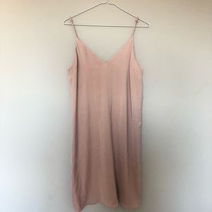Baby Pink Slip Dress ✨